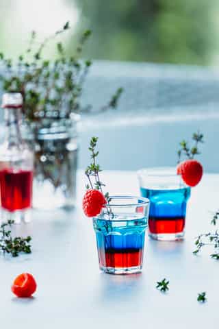 Colorful Layered Shots